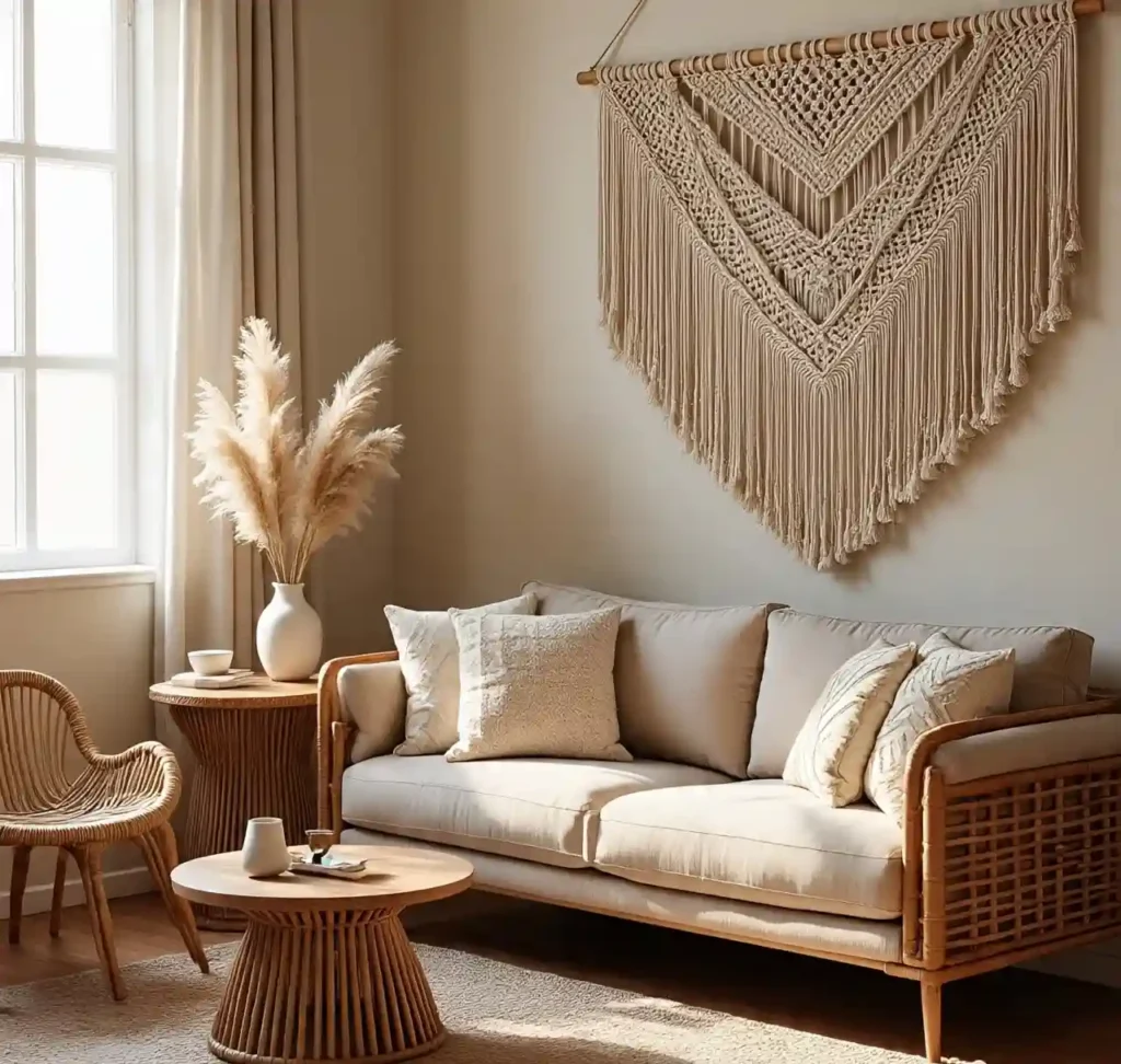 26 Vintage Boho Living Room Ideas For 2025 3 Bold Patterned Rugs That Ground the Room-vintage boho living room ideas