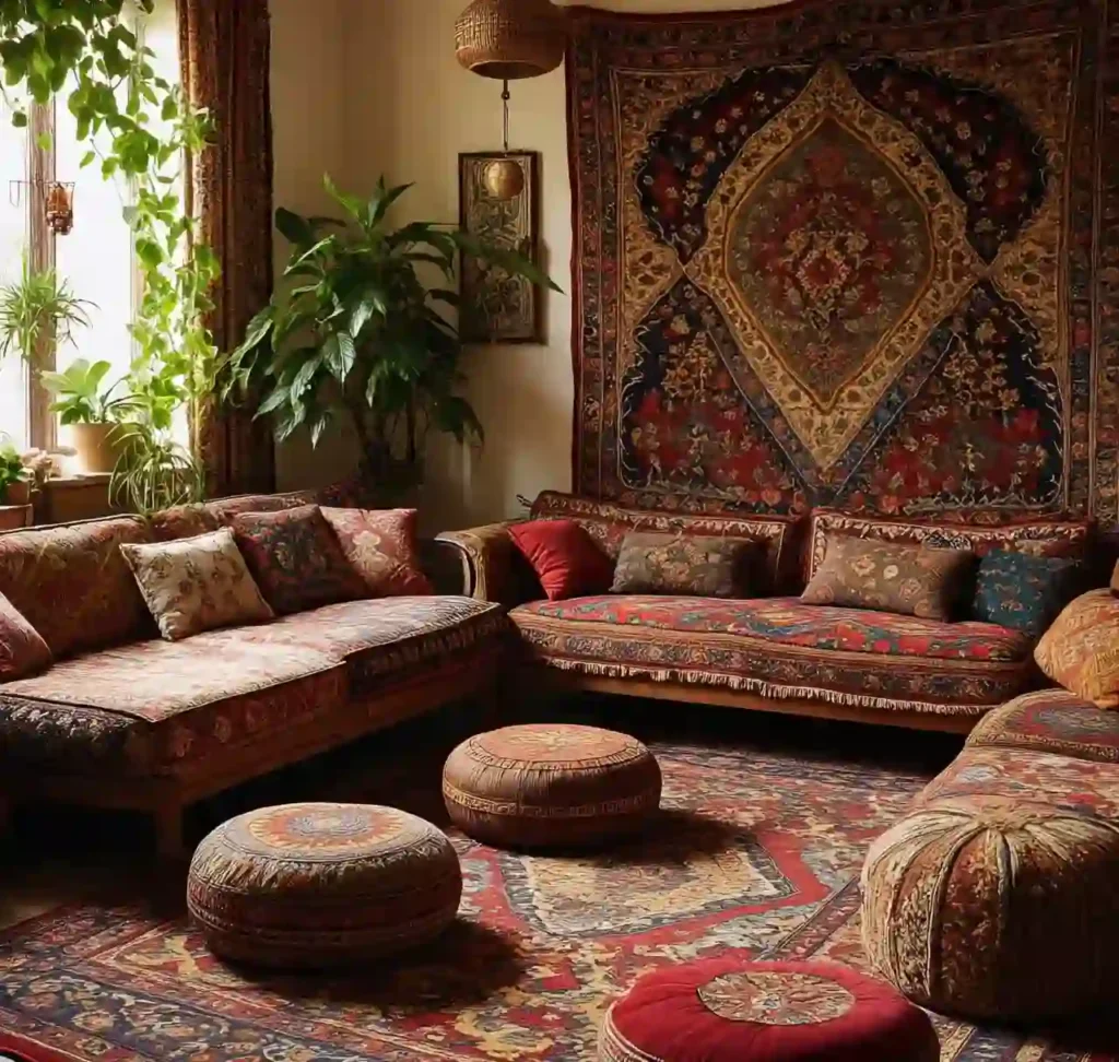 26 Vintage Boho Living Room Ideas For 2025 8 Distressed Wood Coffee Tables for Timeless Charm-vintage boho living room idea