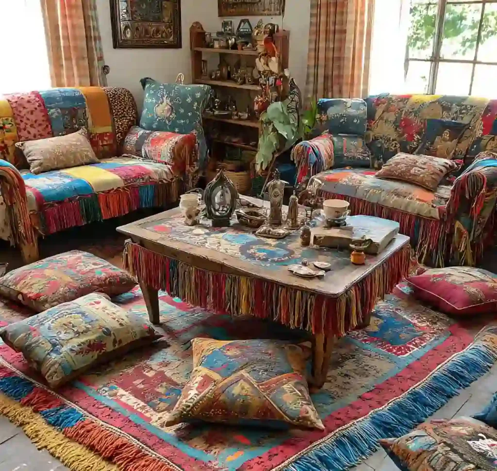26 Vintage Boho Living Room Ideas For 2025 20 Dreamcatchers and Spiritual Symbols-vintage boho living room idea