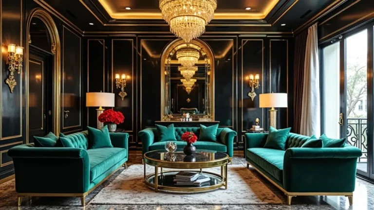 Art Deco Magic: 34 Living Room Ideas to Inspire 29 Living Room Ideas