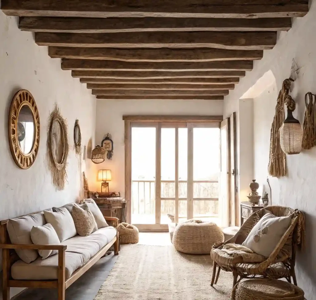 26 Vintage Boho Living Room Ideas For 2025 16 Low Floor Seating With Global Patterns-vintage boho living room ideas