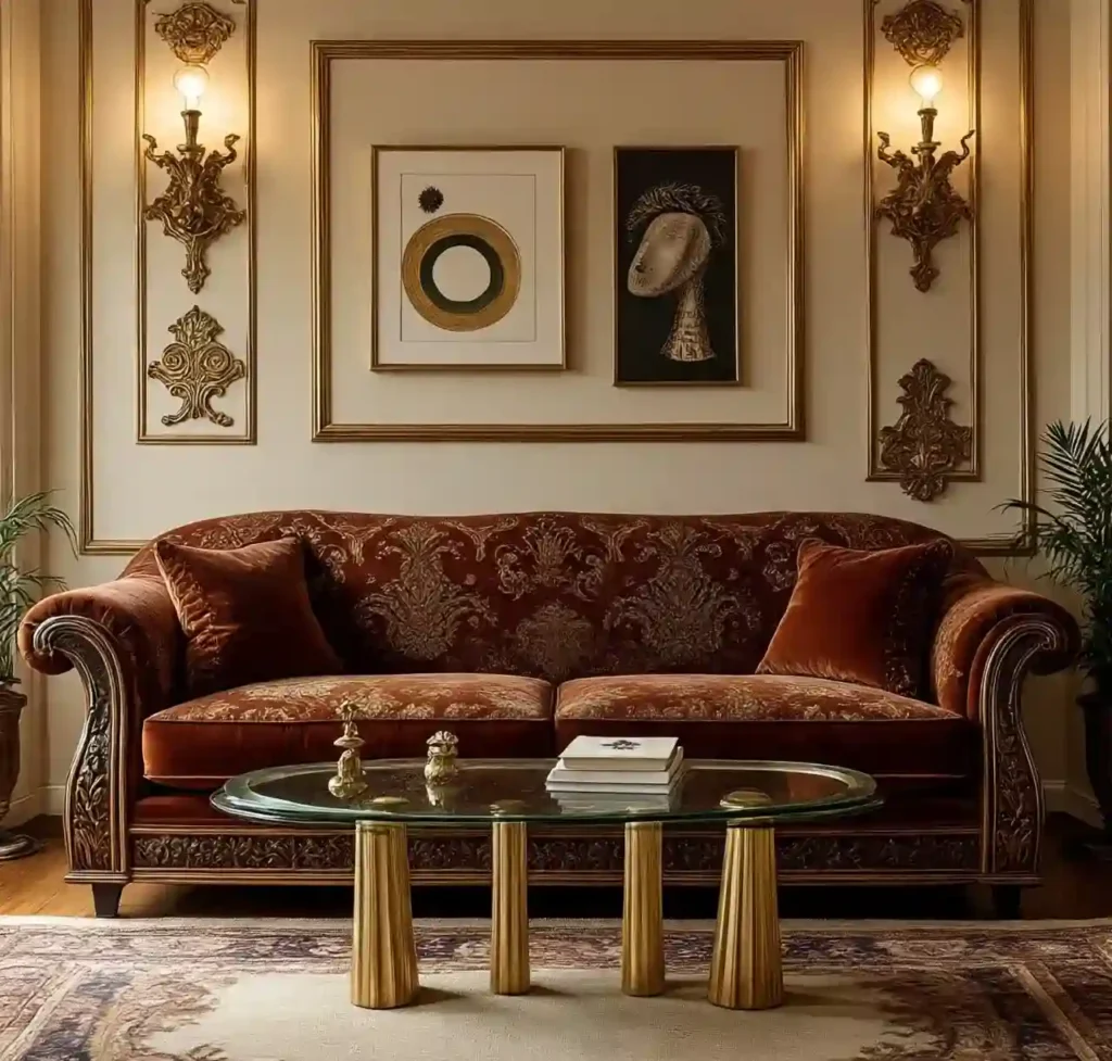 Art Deco Magic: 34 Living Room Ideas to Inspire 35 Modern Touches Blended with Vintage Style for a Fresh Take