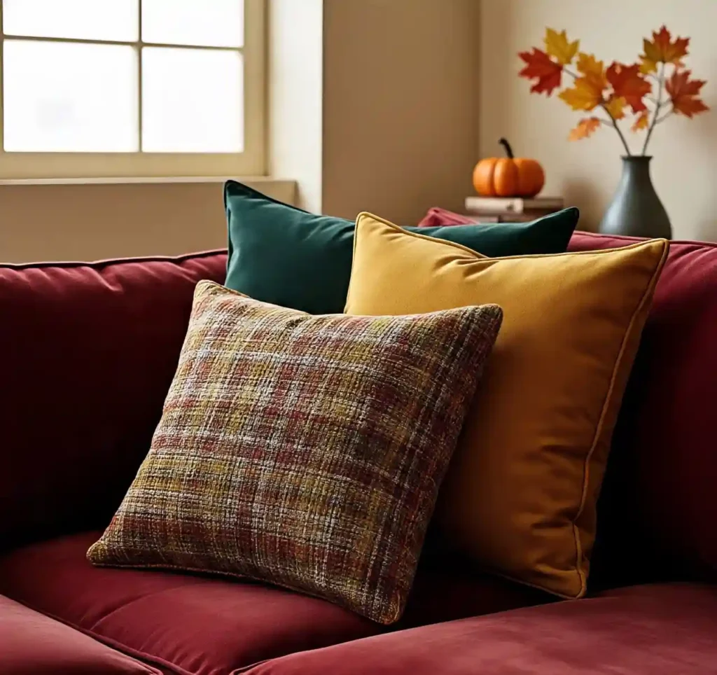 Transform Your Home with These Fall Decor Must-Haves for a Cozy & Seasonal Refresh 11 Pillow Covers in Autumn Fabrics and Colors