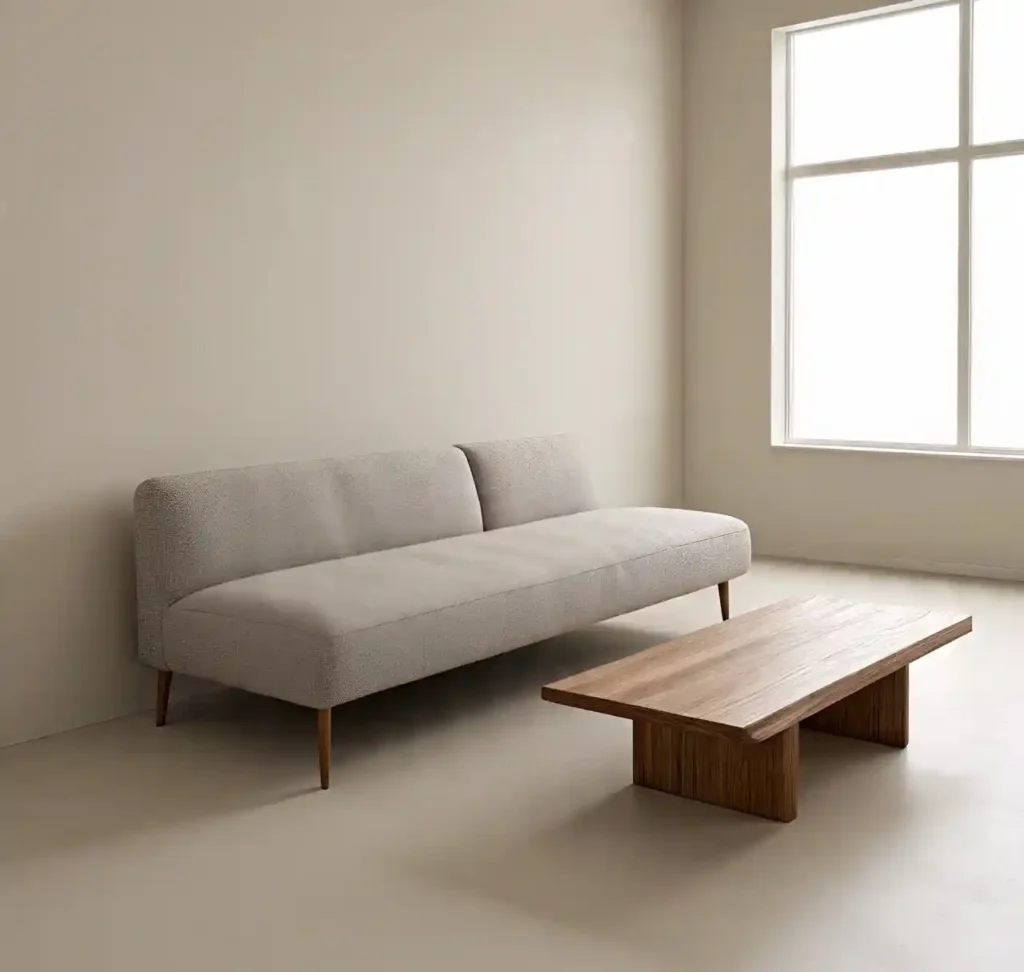 12 Easy Ideas to Infuse Scandi Charm into Living Room Effortlessly 5 Sofa-Table-Scandi Charm into Living Room