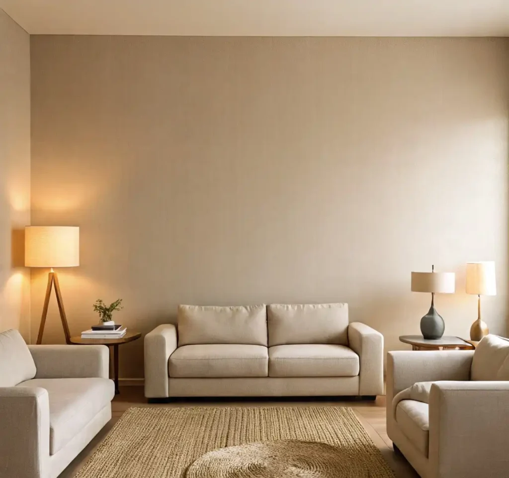 20 Living Room Wallpaper Trends to Instantly Elevate Your Space in 2025 13 Tactile Grasscloth Wallpaper for Texture and Warmth