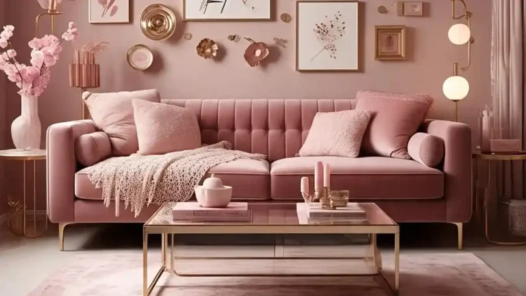 Tea Pink Maximalist Living Room Ideas: Soft Drama with Bold Personality 9 Tea Pink Maximalist Living Room Ideas: Soft Drama with Bold Personality