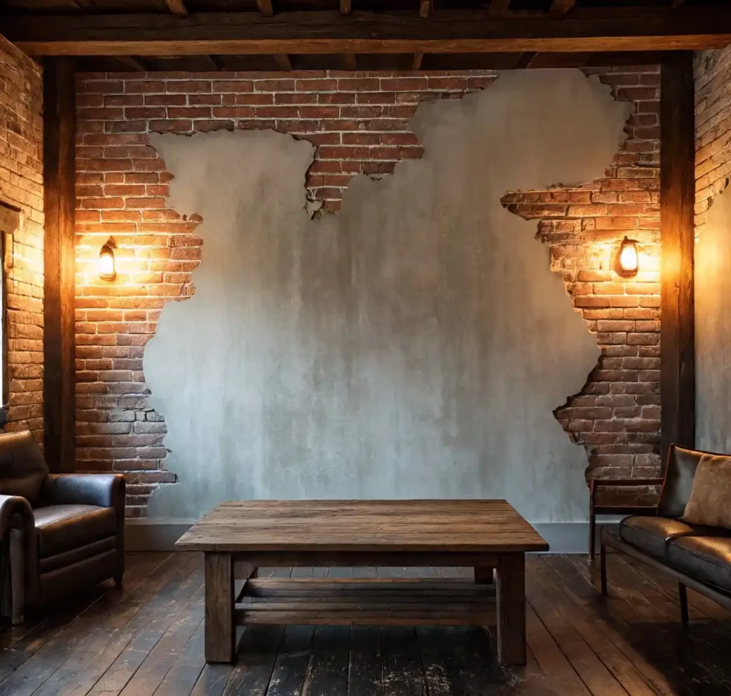 20 Living Room Wallpaper Trends to Instantly Elevate Your Space in 2025 6 Textured Wallpapers Mimic Stone, Brick, or Plaster Finishes