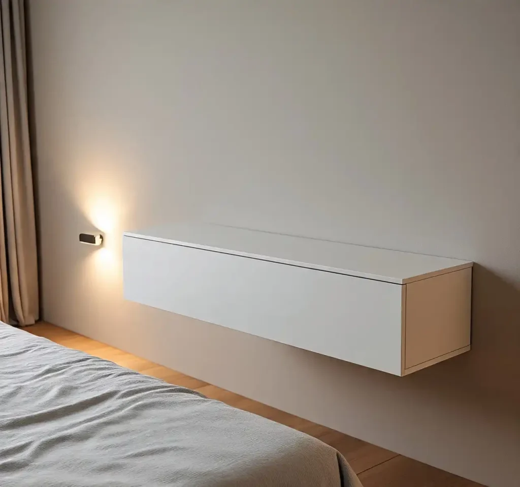 Bedside Table Ideas: 22 Creative Designs For Bedroom 27 bedside-table-26