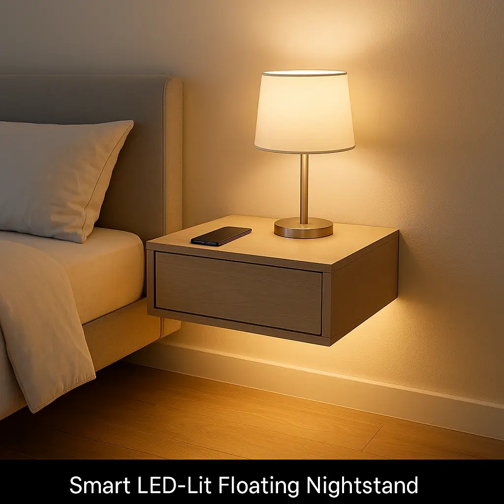 Bedside Table Ideas: 22 Creative Designs For Bedroom 11 bedside table