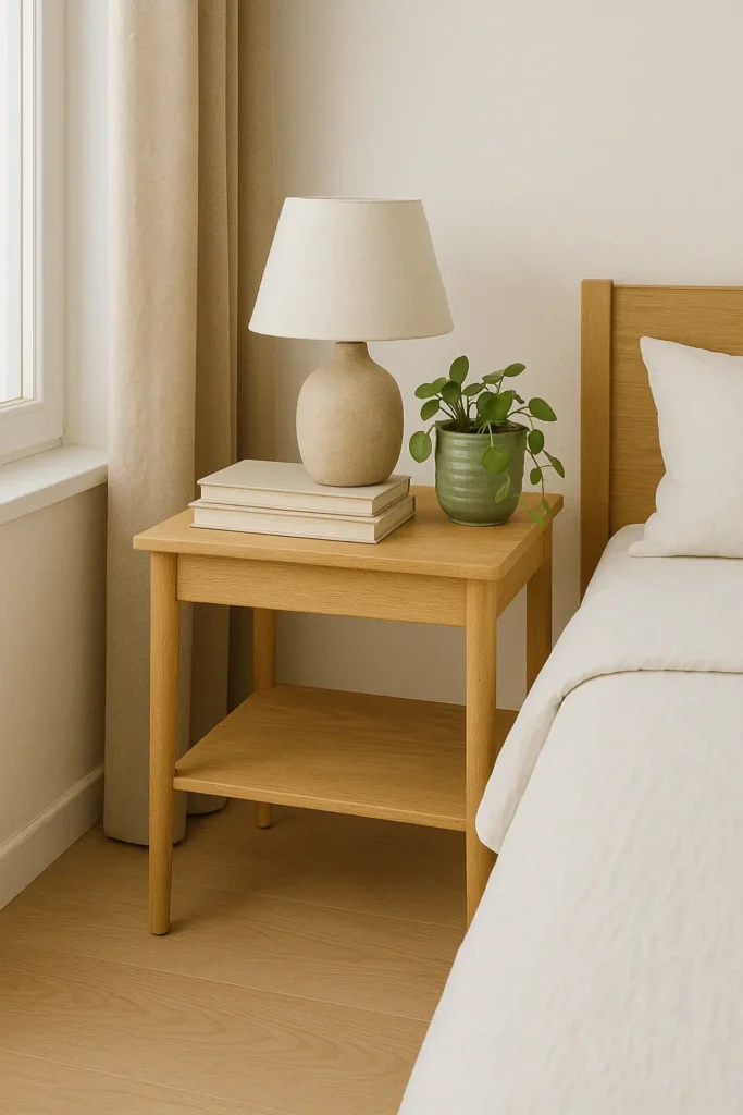 Bedside Table Ideas: 22 Creative Designs For Bedroom 4 bedside table ideas