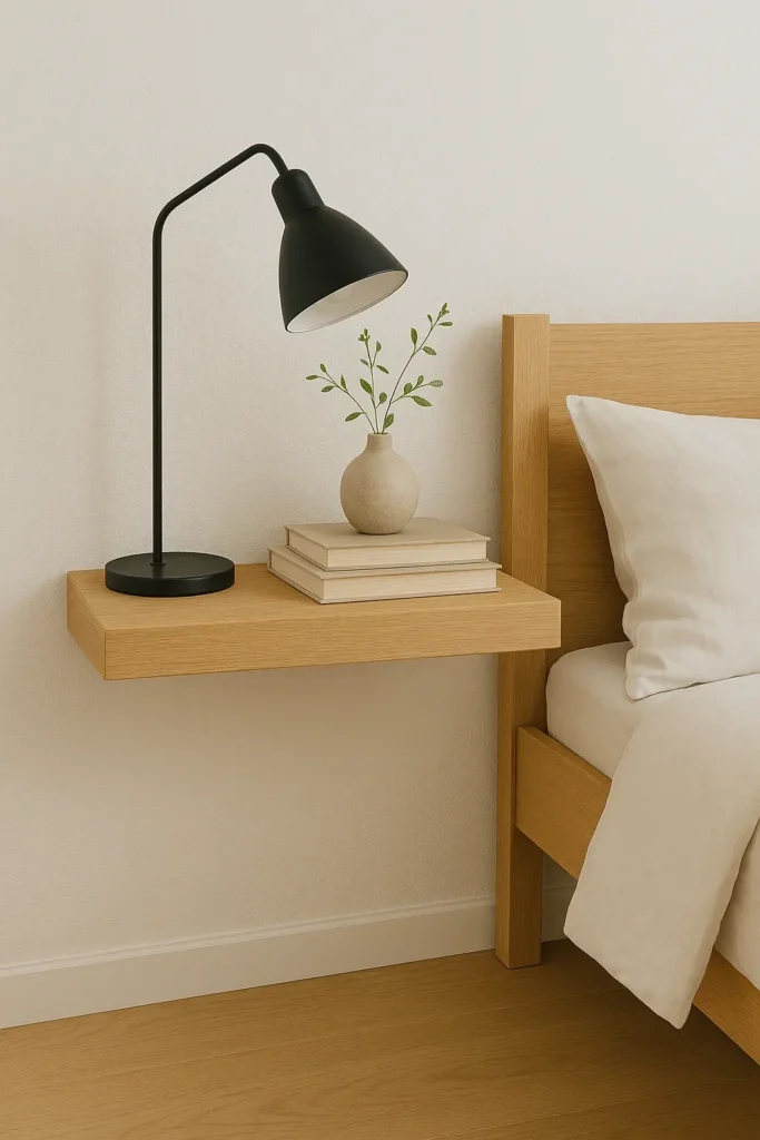 Bedside Table Ideas: 22 Creative Designs For Bedroom 5 bedside table idea