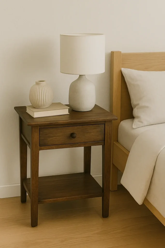Bedside Table Ideas: 22 Creative Designs For Bedroom 7 bedside table
