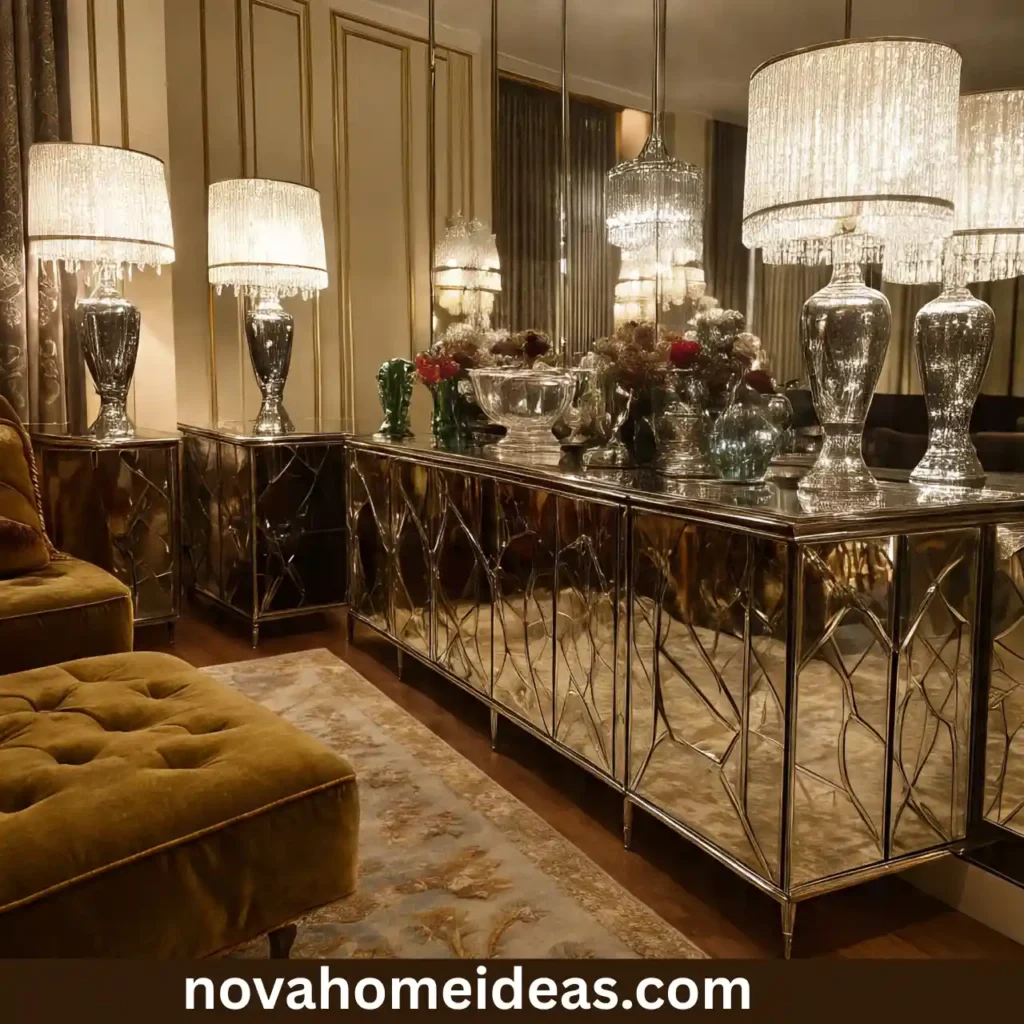 Art Deco Magic: 34 Living Room Ideas to Inspire 14 living-room-idea-in-mirror-table