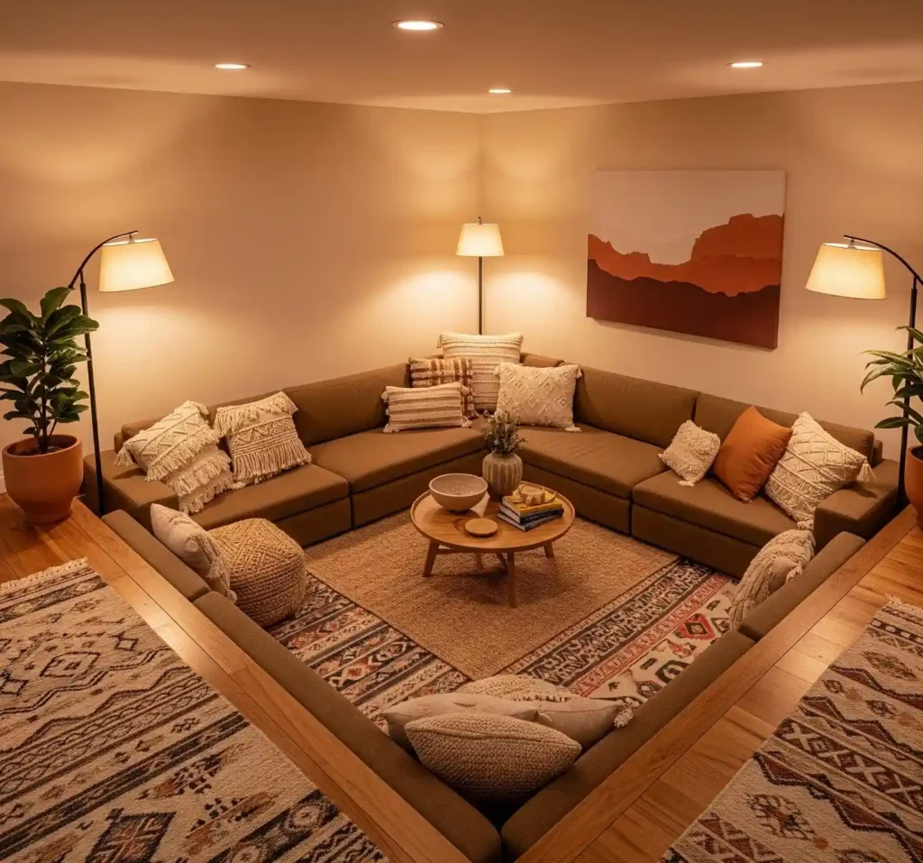 20 Cozy Conversation Pit Ideas to Turn Your Living Room into a Relaxing Retreat 2 1 Cozy Conversation Pit Ideas