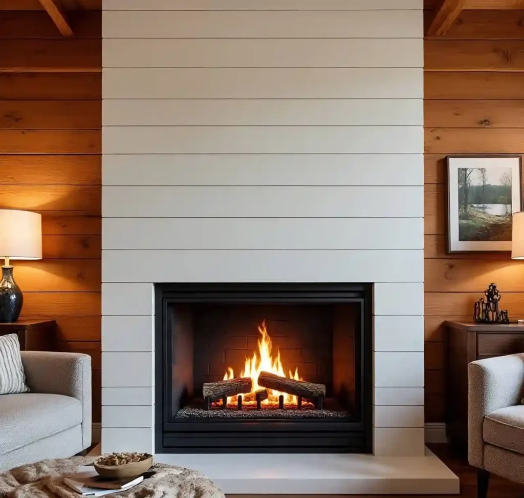 16 Creative Living Room Shiplap Wall Concepts for a Cozy & Updated Look 11 10-Living Room Shiplap Wall Concept