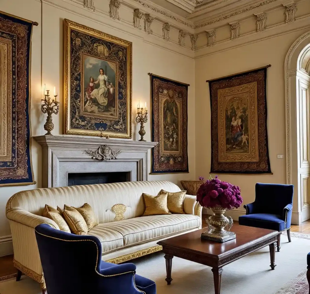 25 Royal Living Room Ideas to Add Luxury & Timeless Elegance to Your Home 11 10-Royal Living Room Idea