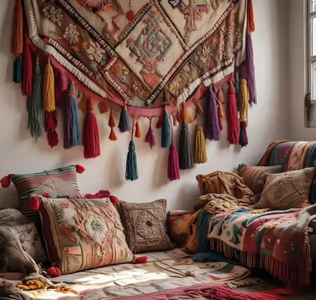 20 Boho Living Room Design and Decor Ideas: Create a Laid-Back & Artistic Space 12 Boho Living Room Design and Decor Idea