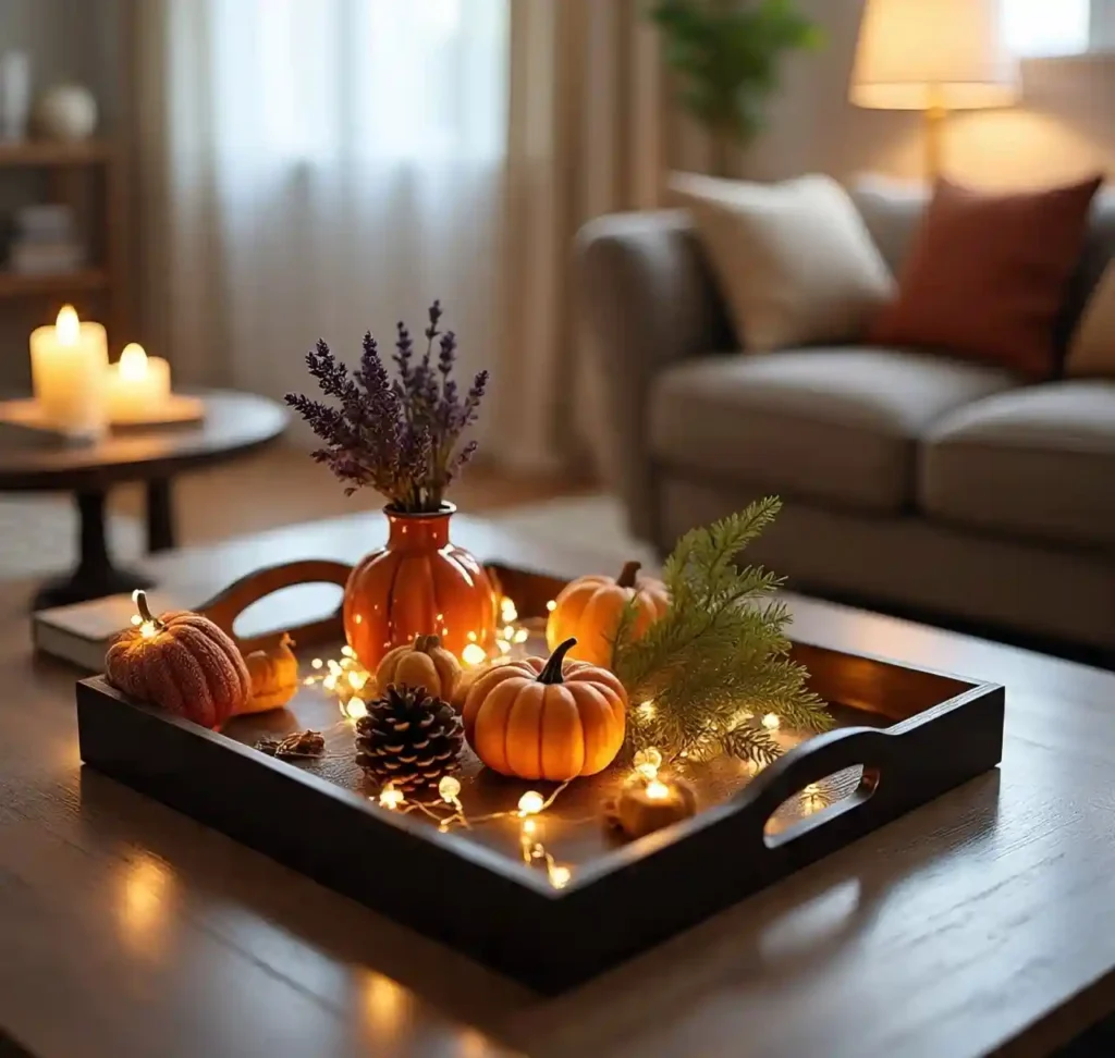 20 Stylish Coffee Table Tray Decor Ideas for a Beautiful Living Room 12 11-Coffee Table Tray Idea
