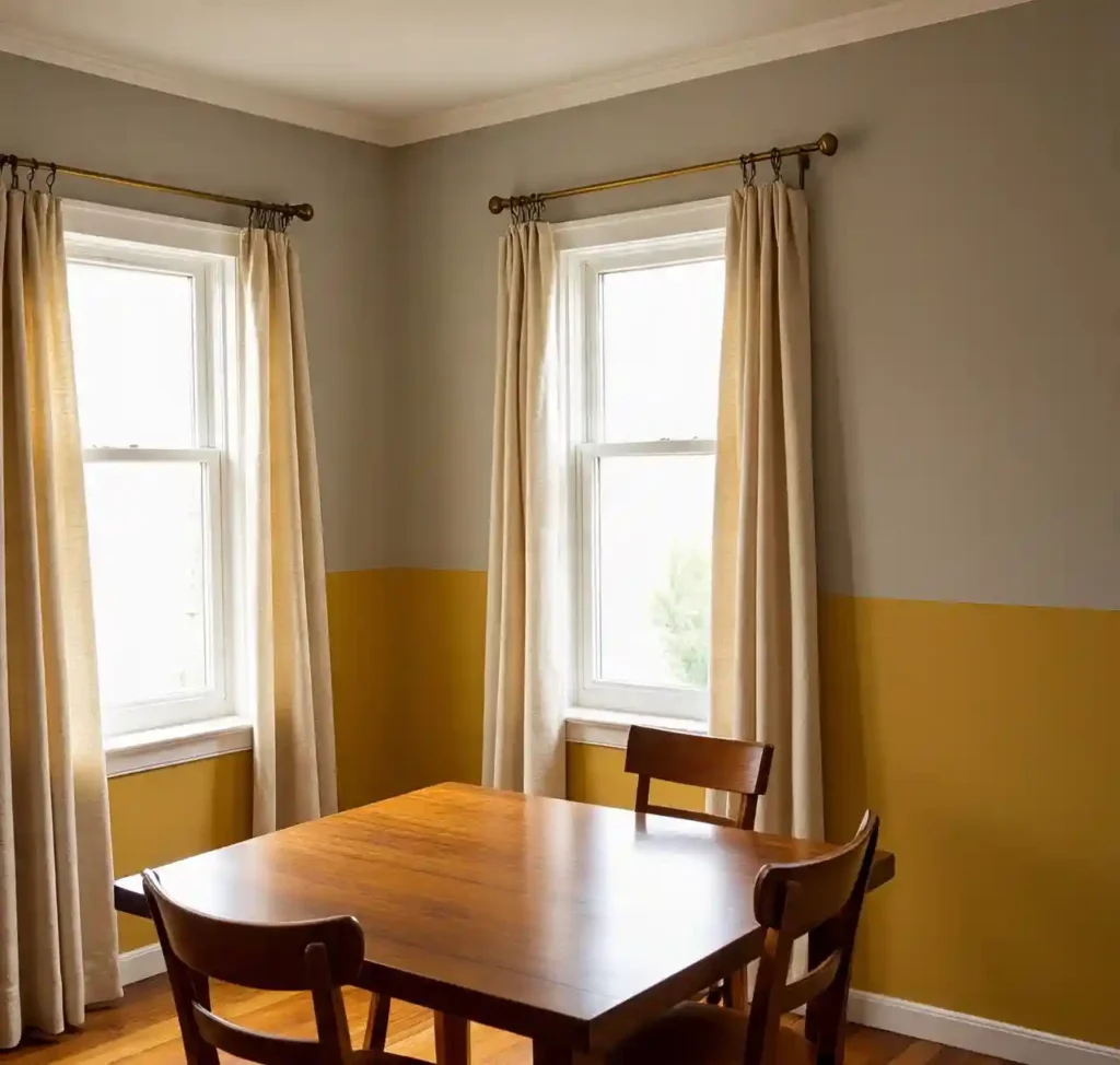 17 Stylish Dining Room Paint Ideas with Chair Rail to Elevate Your Space 12 11-Dining Room Paint Idea with Chair Rail