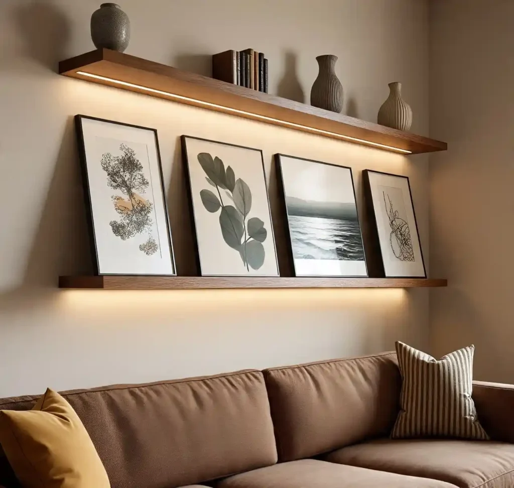 20 Living Room Gallery Wall Design Ideas – Create Stylish Walls 12 11-Living Room Gallery Wall Design Idea