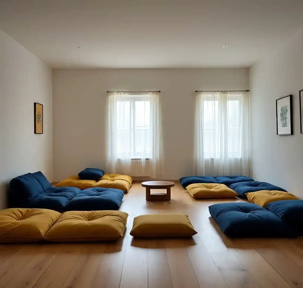 29 Blue and Yellow Minimalist Boho Design Ideas That Blend Calm With Creativity 13 12-Blue and Yellow Minimalist Boho Design Idea