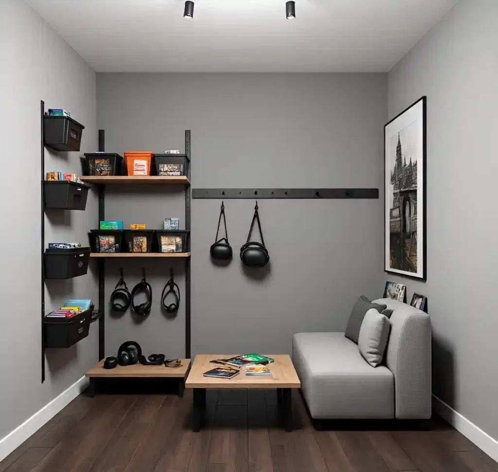 20 Stylish Game Room Ideas for Grown-Ups in Small Spaces 13 12-Game Room Idea for Grown-Ups in Small Spaces