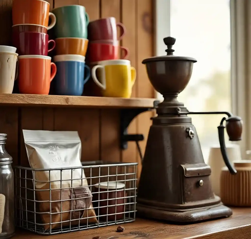 20 Clever Coffee Bar Ideas for Small Spaces That Maximize Style & Function 14 13 Coffee Bar Idea for Small Spaces