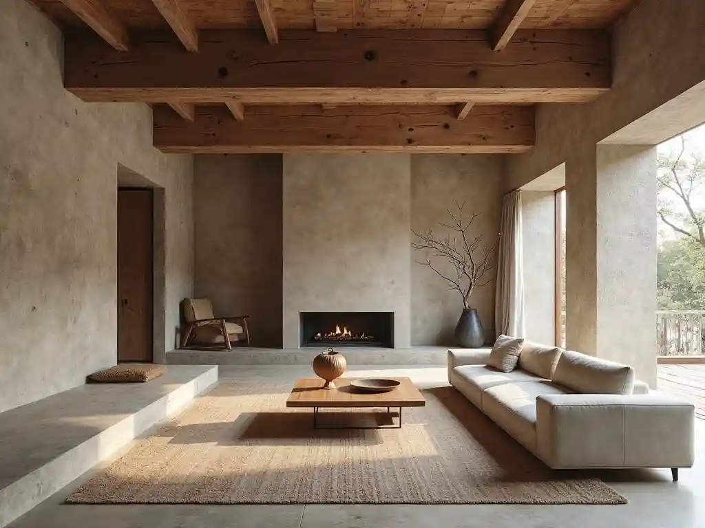 20 Wabi-Sabi Living Room Ideas: Natural Beauty & Imperfect Harmony 14 13-Wabi-Sabi Living Room Idea