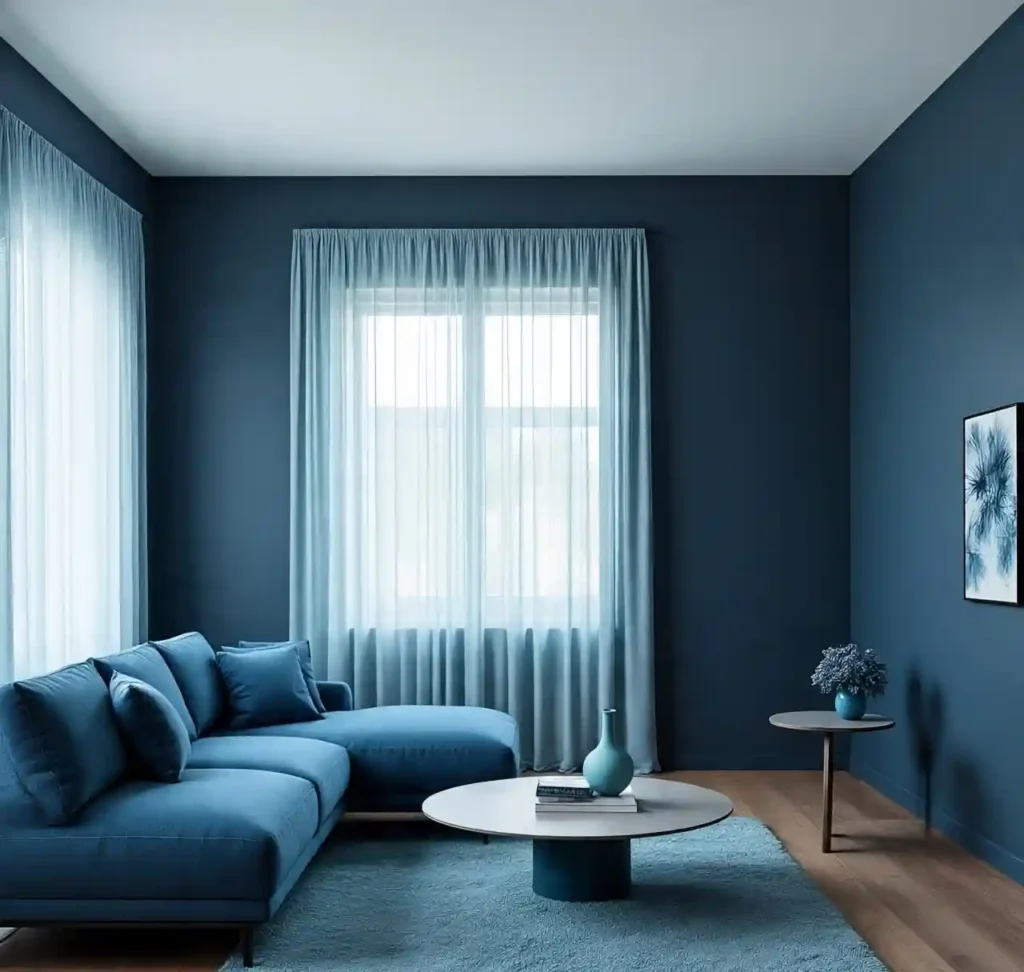 29 Elegant Blue Couch Living Room Ideas for a Stylish & Serene Space 15 14-Blue Couch Living Room Idea