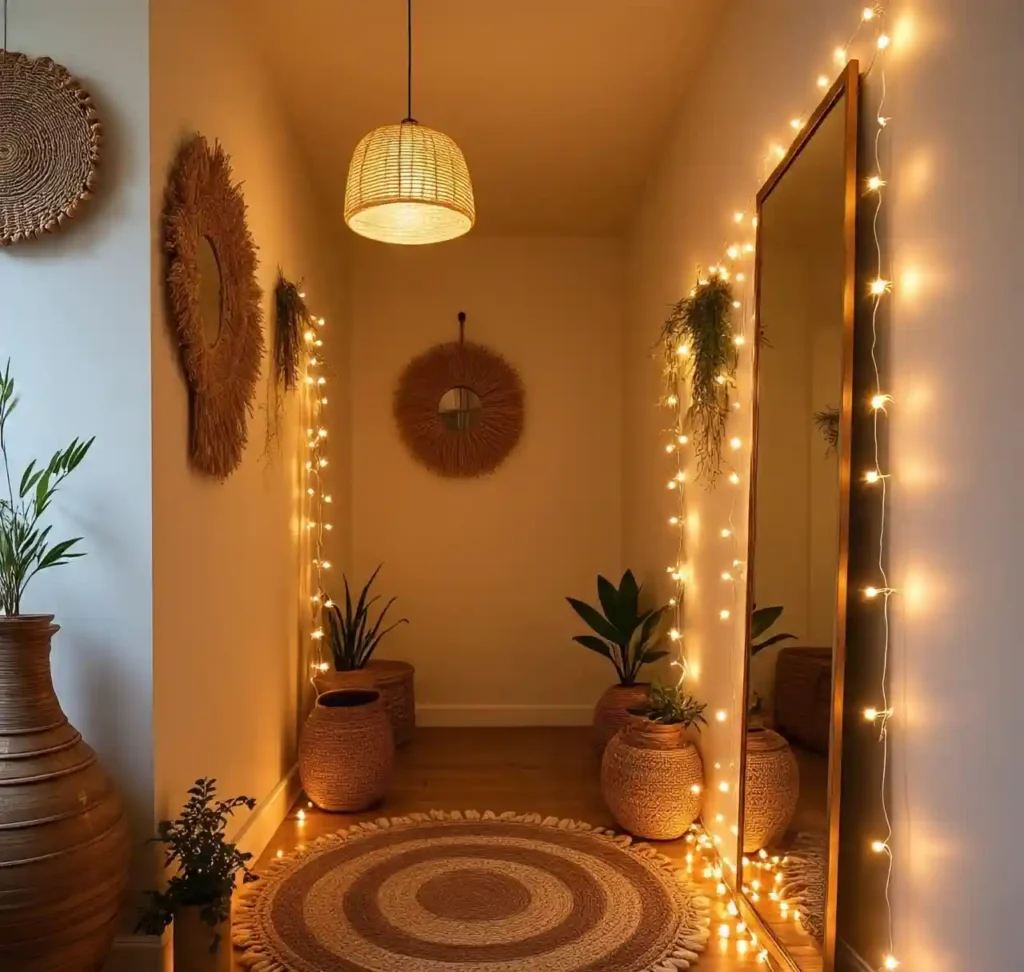 21 Dreamy Boho Hallway Decor Ideas to Transform Your Entryway 16 15-Boho Hallway Decor Idea