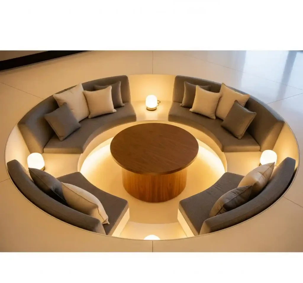 20 Cozy Conversation Pit Ideas to Turn Your Living Room into a Relaxing Retreat 16 15 Cozy Conversation Pit Idea