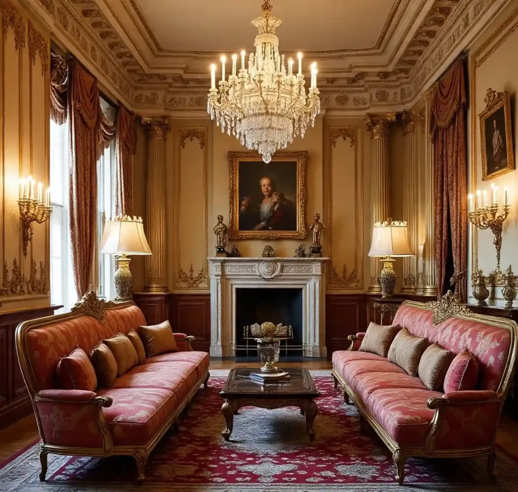 25 Royal Living Room Ideas to Add Luxury & Timeless Elegance to Your Home 16 15-Royal Living Room Idea