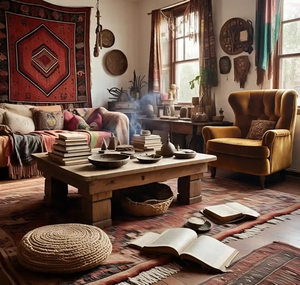20 Boho Living Room Design and Decor Ideas: Create a Laid-Back & Artistic Space 17 Boho Living Room Design and Decor Idea