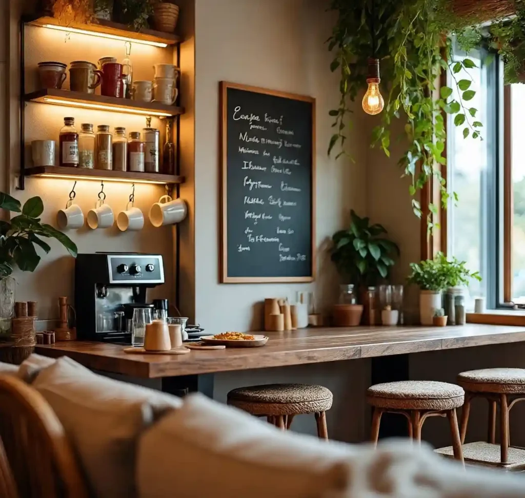20 Clever Coffee Bar Ideas for Small Spaces That Maximize Style & Function 17 16 Coffee Bar Idea for Small Spaces