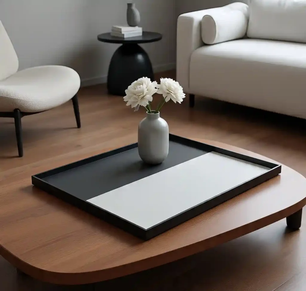20 Stylish Coffee Table Tray Decor Ideas for a Beautiful Living Room 17 16-Coffee Table Tray Idea