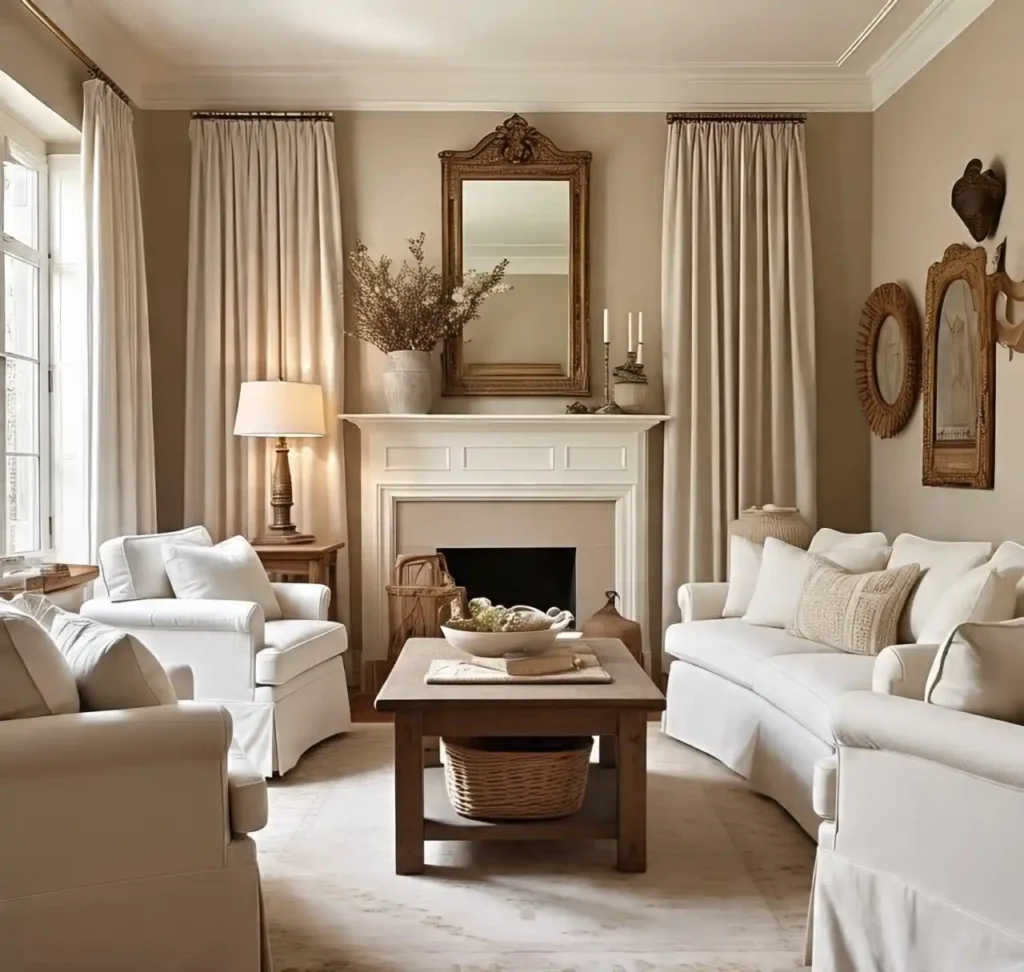 20 Stunning French-Style Living Room Ideas to Add Elegance & Timeless Charm 17 16- Stunning French-Style Living Room Idea