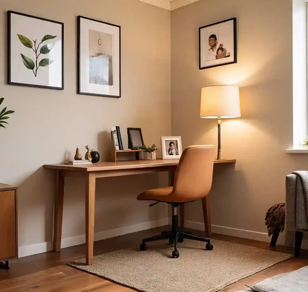 22 Inspiring Living Room Office Ideas for a Stylish & Functional Workspace 18 17 Living Room Office Idea
