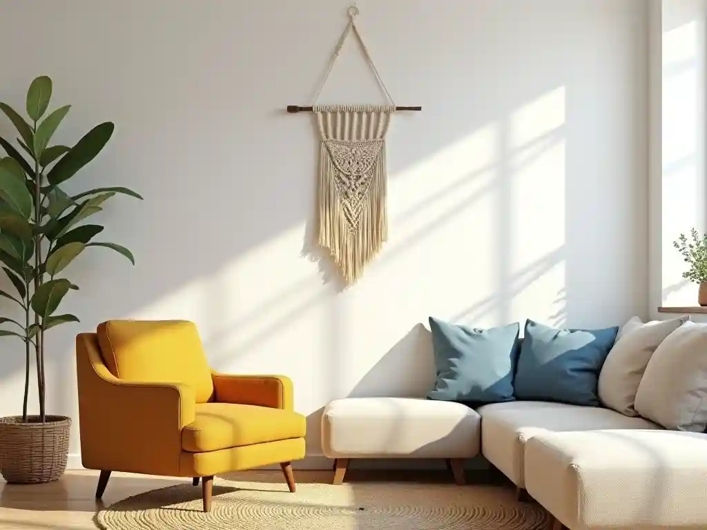 29 Blue and Yellow Minimalist Boho Design Ideas That Blend Calm With Creativity 3 2-Blue and Yellow Minimalist Boho Design Idea