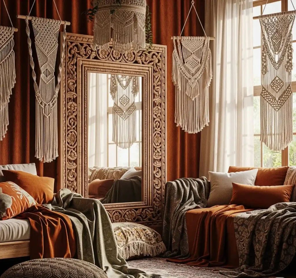 27 Artistic Boho Mirror Ideas to Instantly Elevate Your Interior Style 3 2 Boho Mirror Ideas