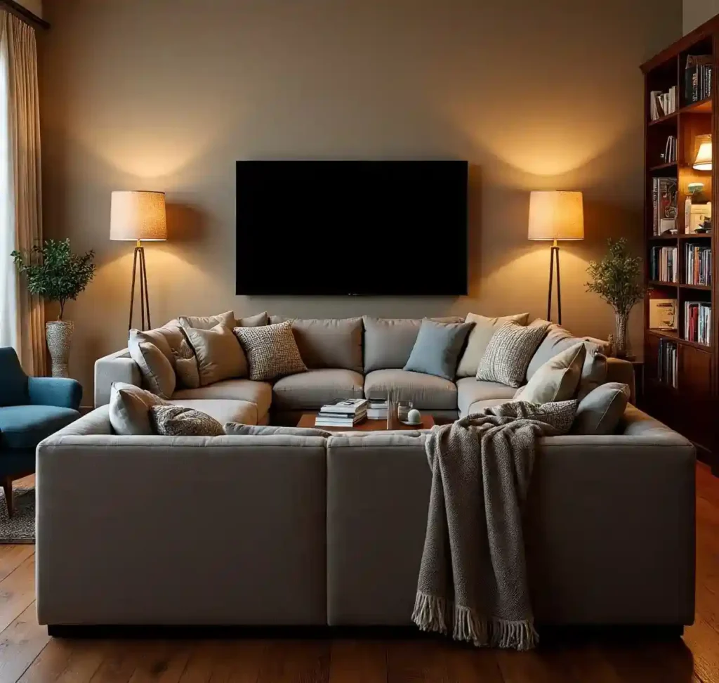 16 Cozy TV Room Ideas: Make You Never Want to Leave the Couch 3 2-Cozy TV Room Ideas