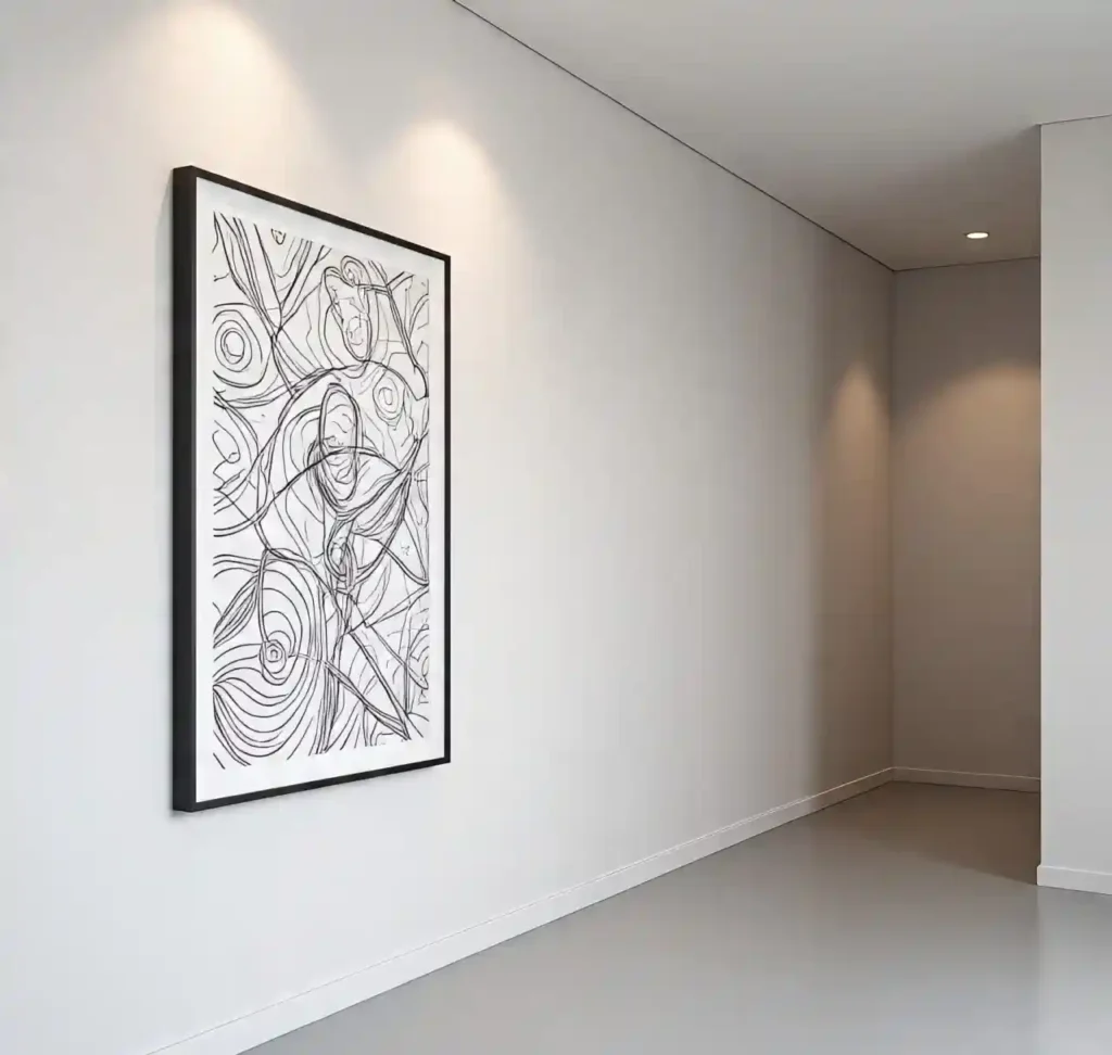 20 Minimalist Wall Art Ideas: Elevate Modern Homes With Clean & Timeless Style 3 2-Minimalist Wall Art Ideas