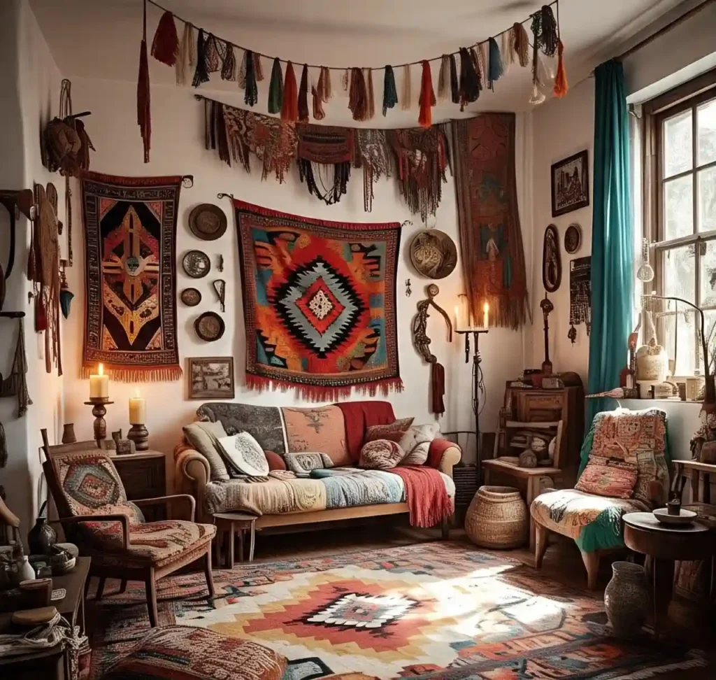 20 Boho Living Room Design and Decor Ideas: Create a Laid-Back & Artistic Space 21 Boho Living Room Design and Decor Idea