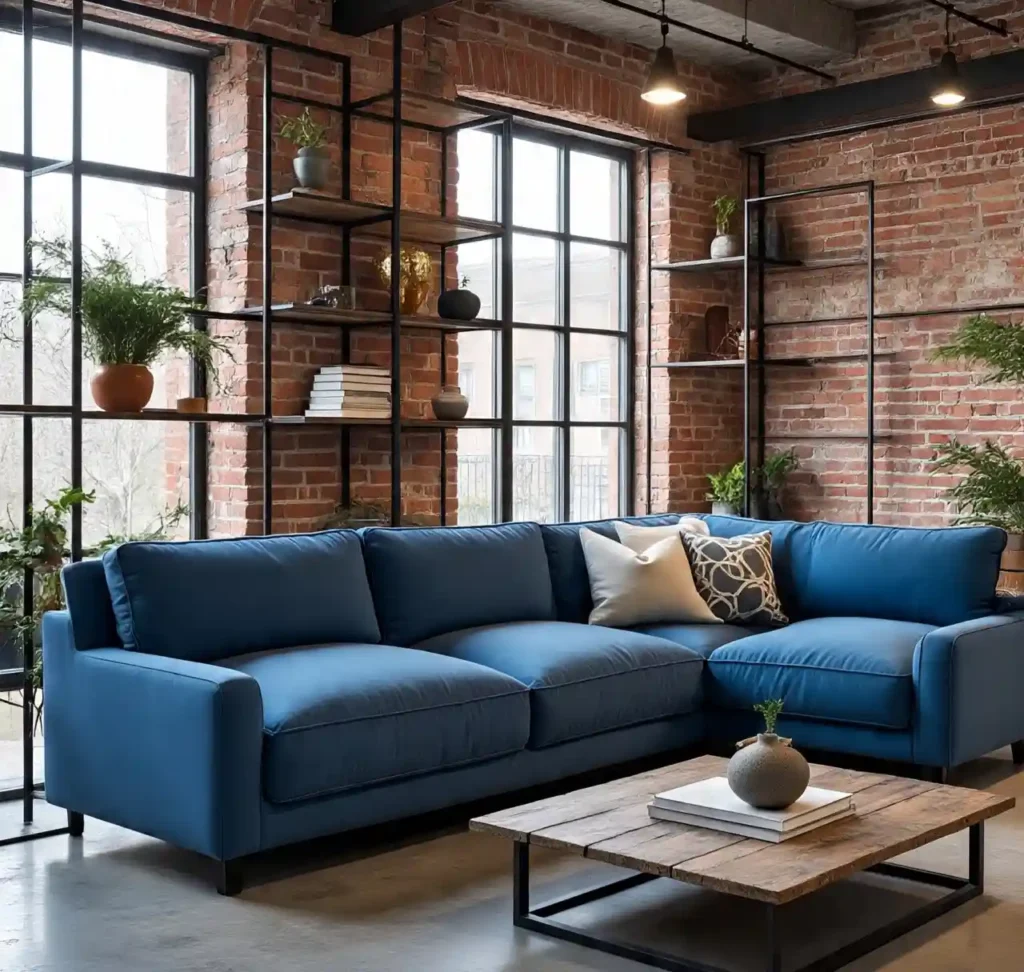 29 Elegant Blue Couch Living Room Ideas for a Stylish & Serene Space 24 23-Blue Couch Living Room Idea
