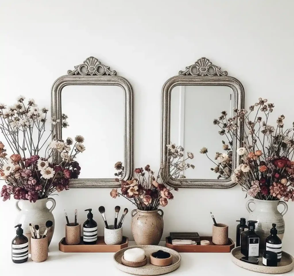 27 Artistic Boho Mirror Ideas to Instantly Elevate Your Interior Style 24 23 Boho Mirror Idea