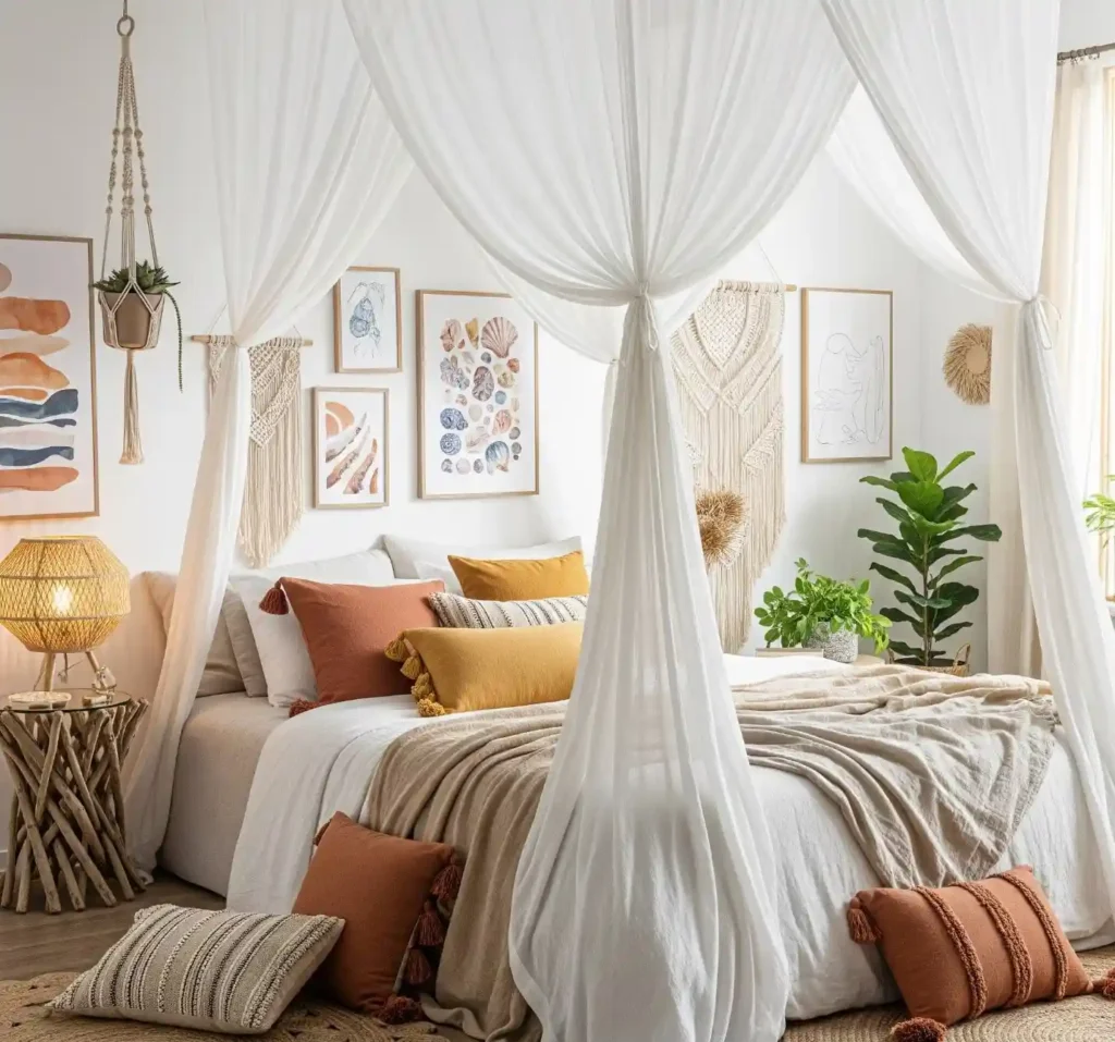 30 Stylish Boho Beach House Decor Ideas for a Laid-Back Coastal Vibe 25 24 Boho Beach House Decor Idea