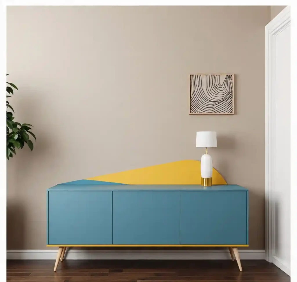 29 Blue and Yellow Minimalist Boho Design Ideas That Blend Calm With Creativity 26 25-Blue and Yellow Minimalist Boho Design Idea