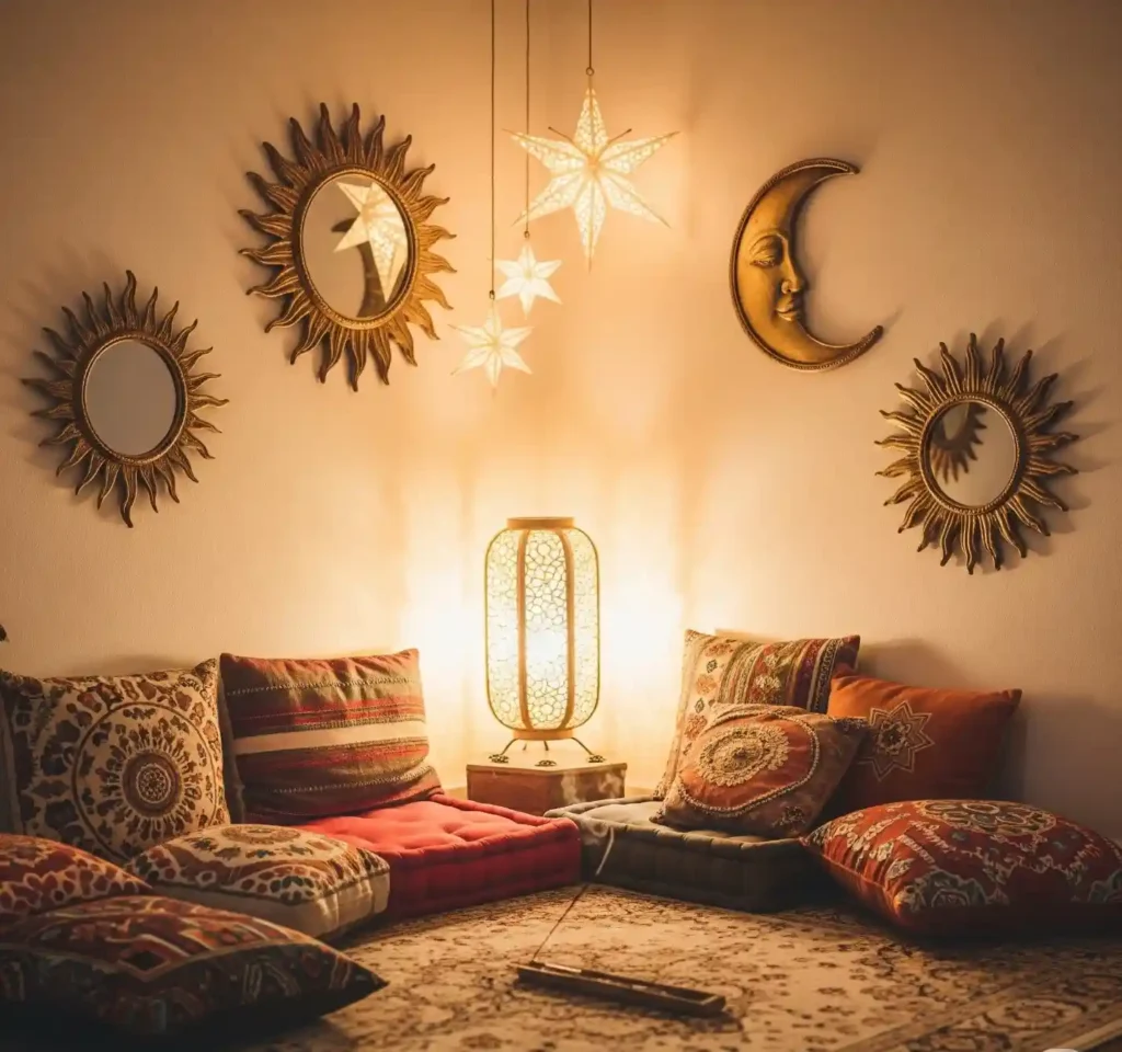 27 Artistic Boho Mirror Ideas to Instantly Elevate Your Interior Style 27 26 Boho Mirror Idea