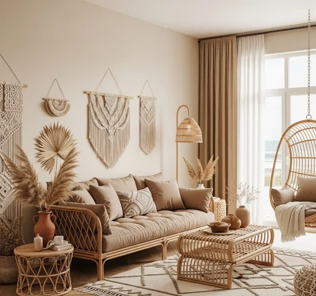 30 Stylish Boho Beach House Decor Ideas for a Laid-Back Coastal Vibe 29 28 Boho Beach House Decor Idea