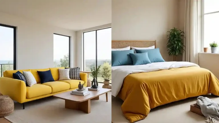 29 Blue and Yellow Minimalist Boho Design Ideas That Blend Calm With Creativity 8 29 Blue and Yellow Minimalist Boho Design Ideas That Blend Calm With Creativity