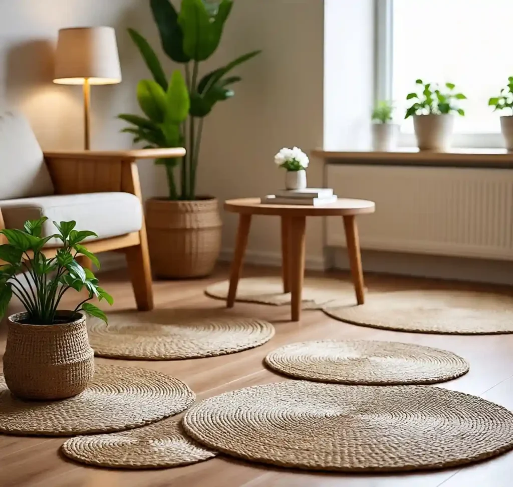 22 Boho Floor Pillow Ideas for a Comfy, Chic, and Relaxed Living Room Style 4 3-Boho Floor Pillow Idea